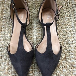 NWOT Suede flats